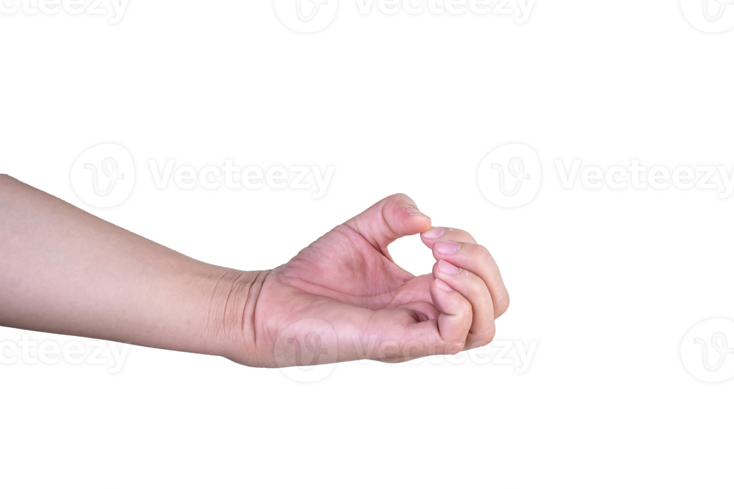 hand on isolated background clipping path png