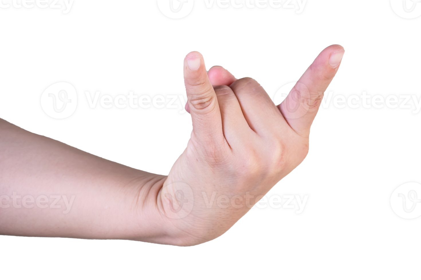 hand on isolated background clipping path png