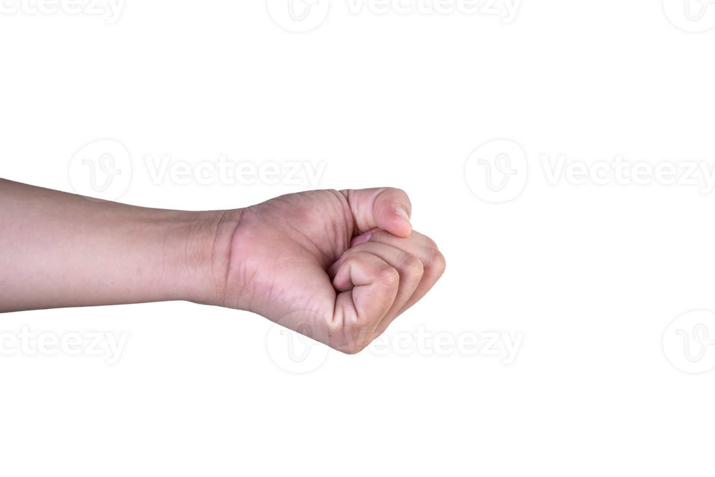 hand on isolated background clipping path png