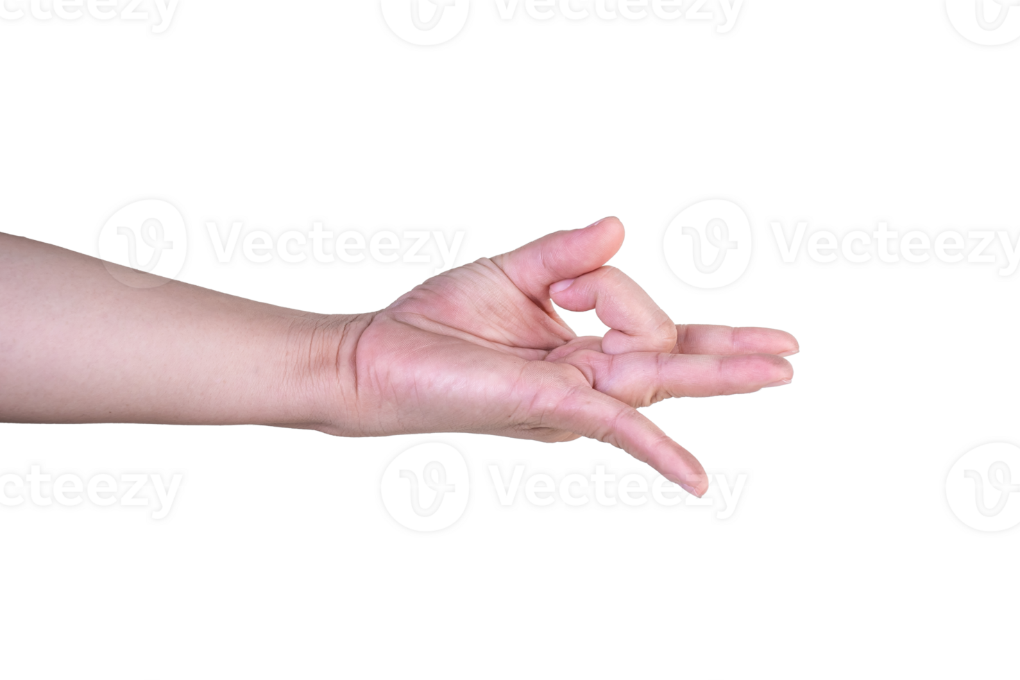 hand on isolated background clipping path png