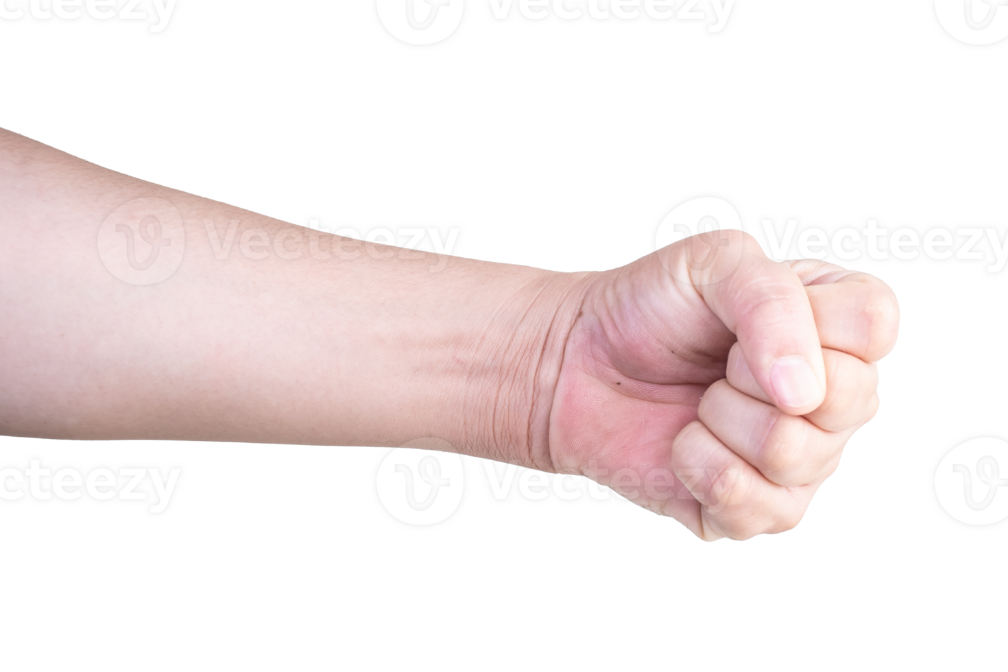 hand on isolated background clipping path png