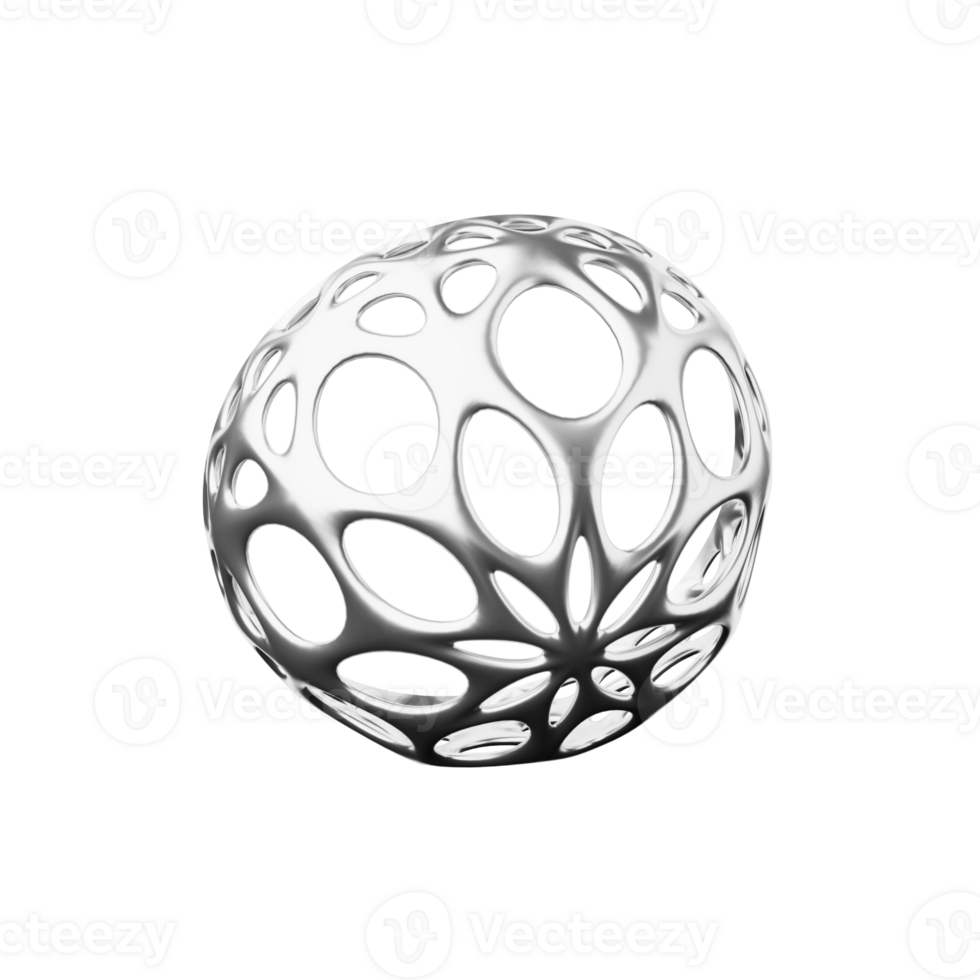 Abstract Hemisphere 3D icon png