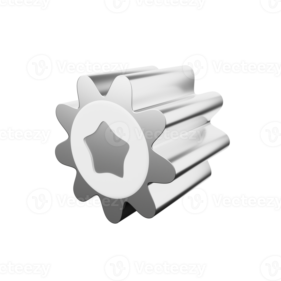 Abstract Star 3D Icon png
