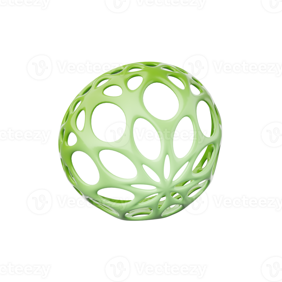 Abstract Hemisphere 3D icon png