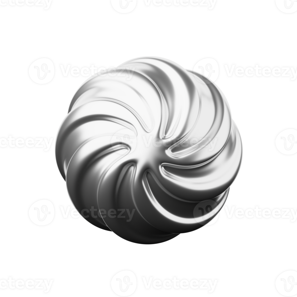 Abstract Sphere 3D Icon png