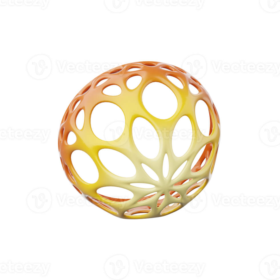 Abstract Hemisphere 3D icon png