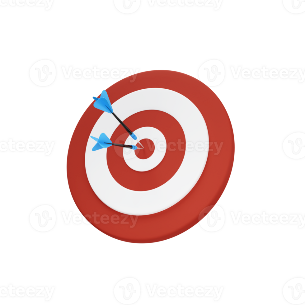 Arrow target 3D icon png