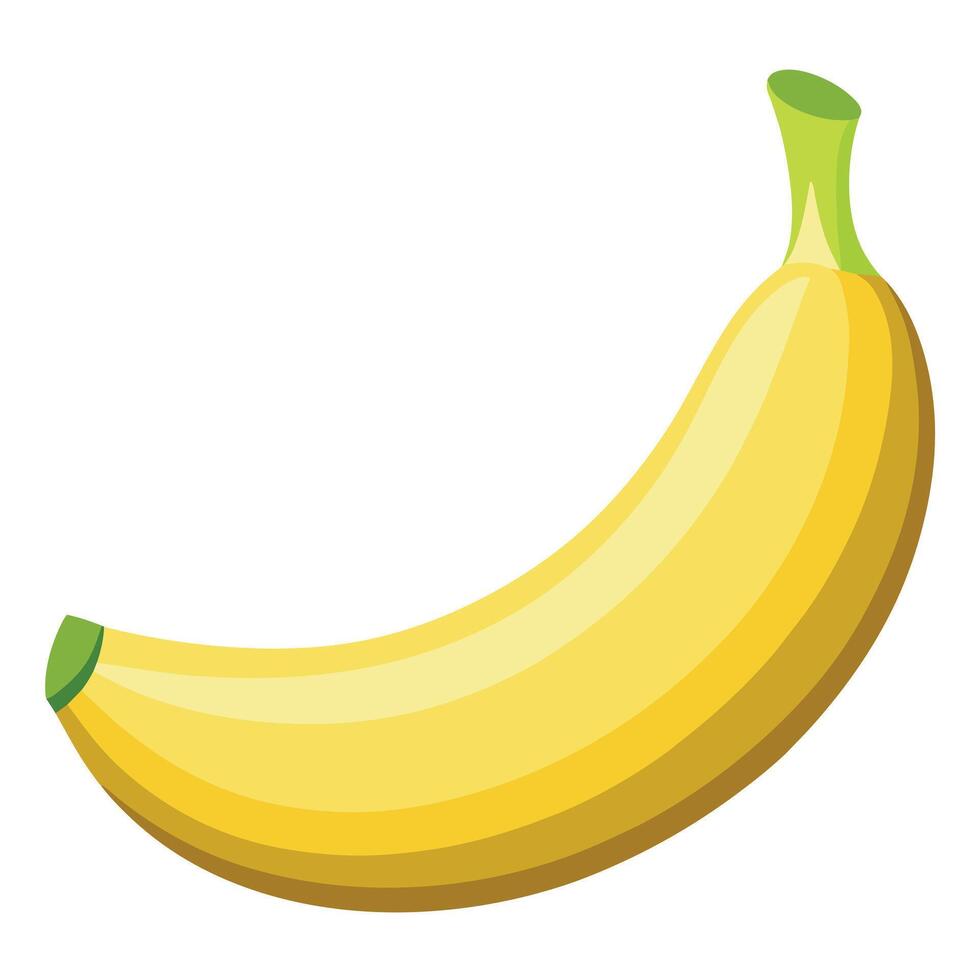 Banana colorful cartoon vector illustration