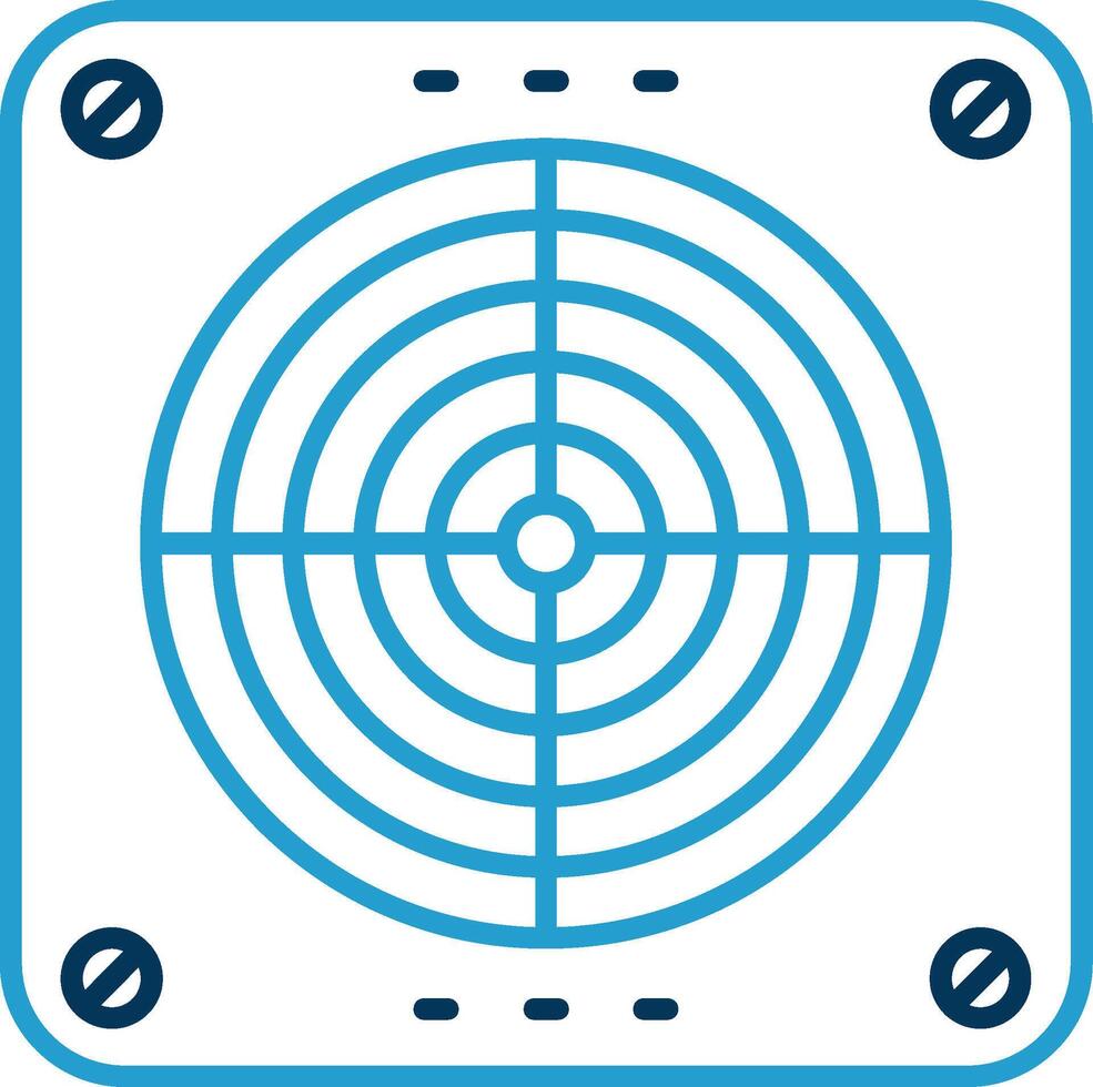 Extractor Line Blue Two Color Icon vector