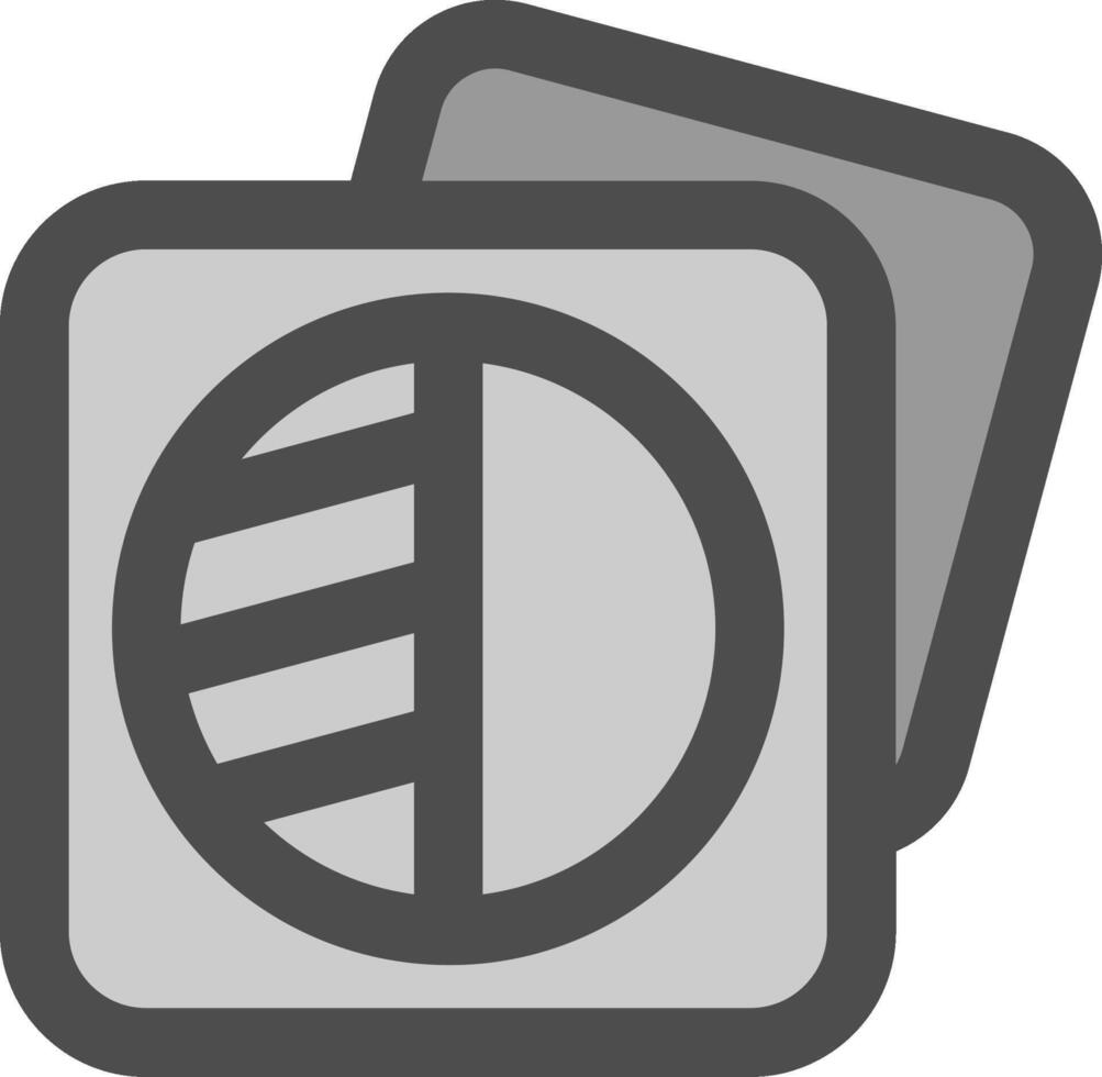 Image shadows Line Filled Greyscale Icon vector