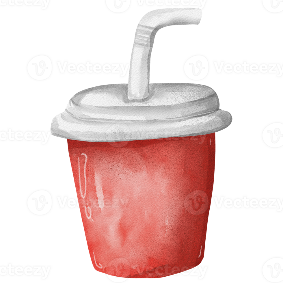 vattenfärg soda dryck png