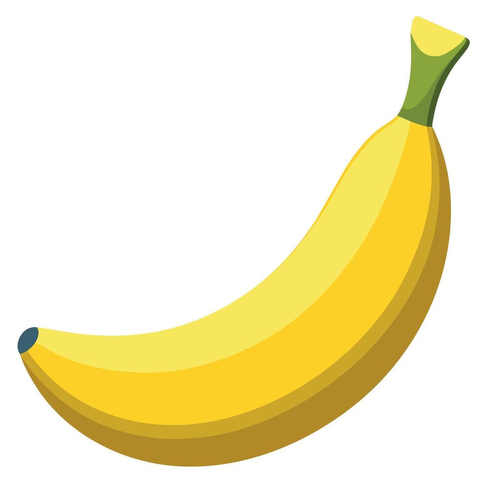 Banana colorful cartoon vector illustration