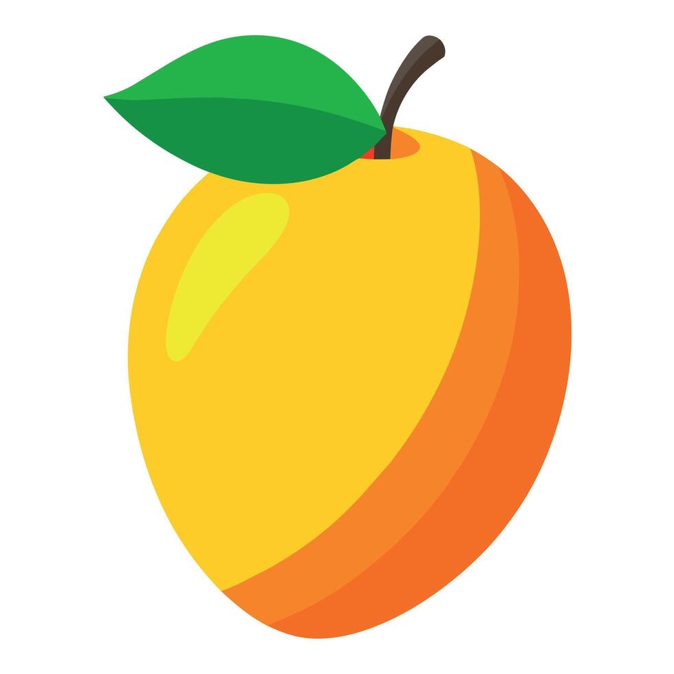 Mango colorful cartoon vector illustration