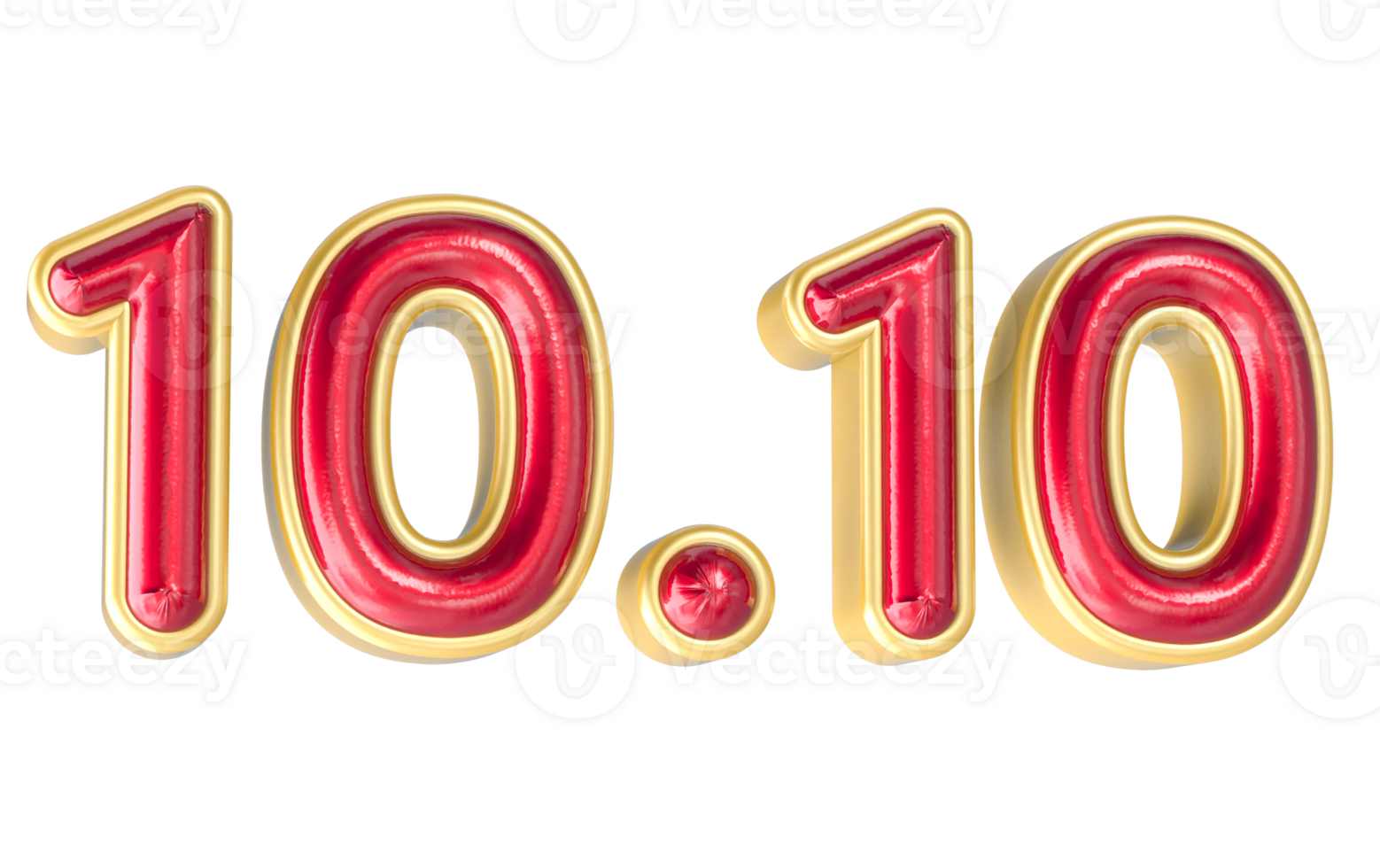 Realistic text illustration for singles day sales png