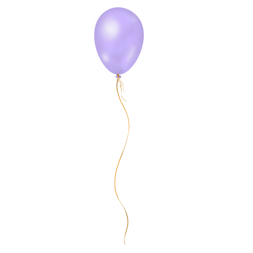 Lilac Purple Balloon Isolated png