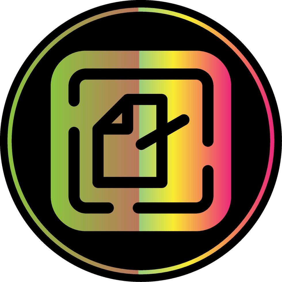 Edit file Glyph Due Color Icon vector