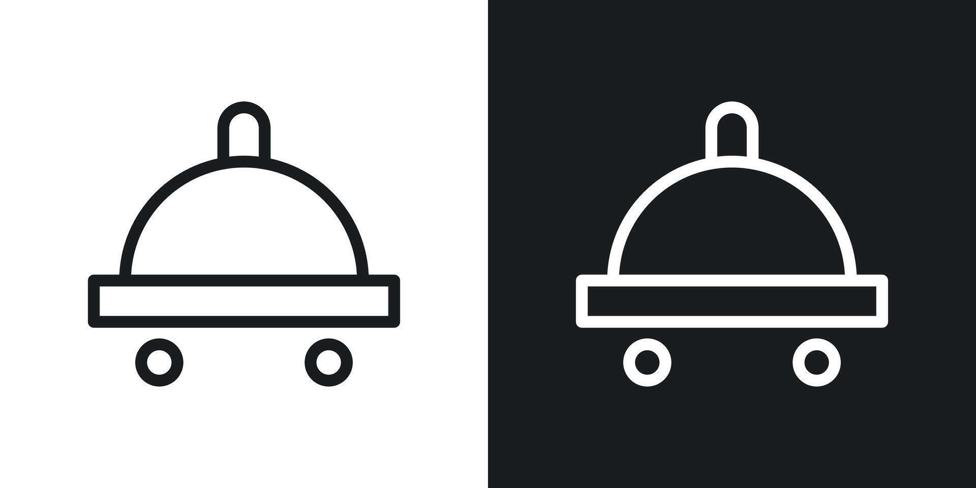 Food delivery icon vector