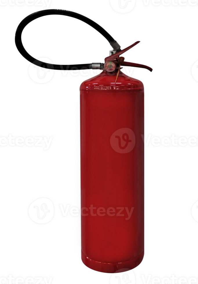 Fire extinguisher on transparent background png