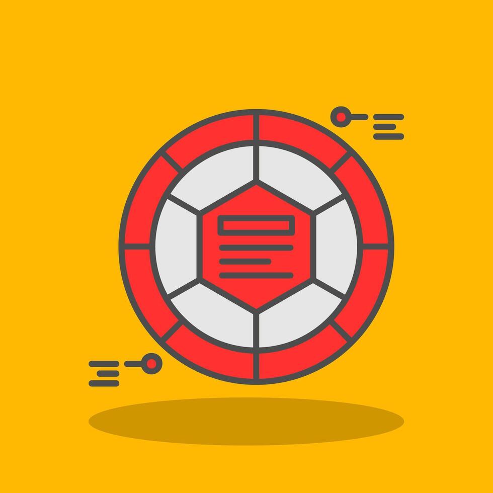 Infographic elements Filled Shadow Icon vector