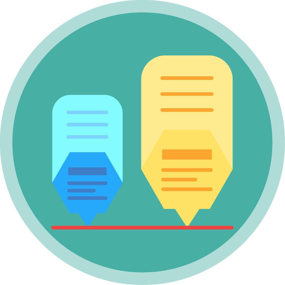 Infographic elements Flat Multi Circle Icon vector
