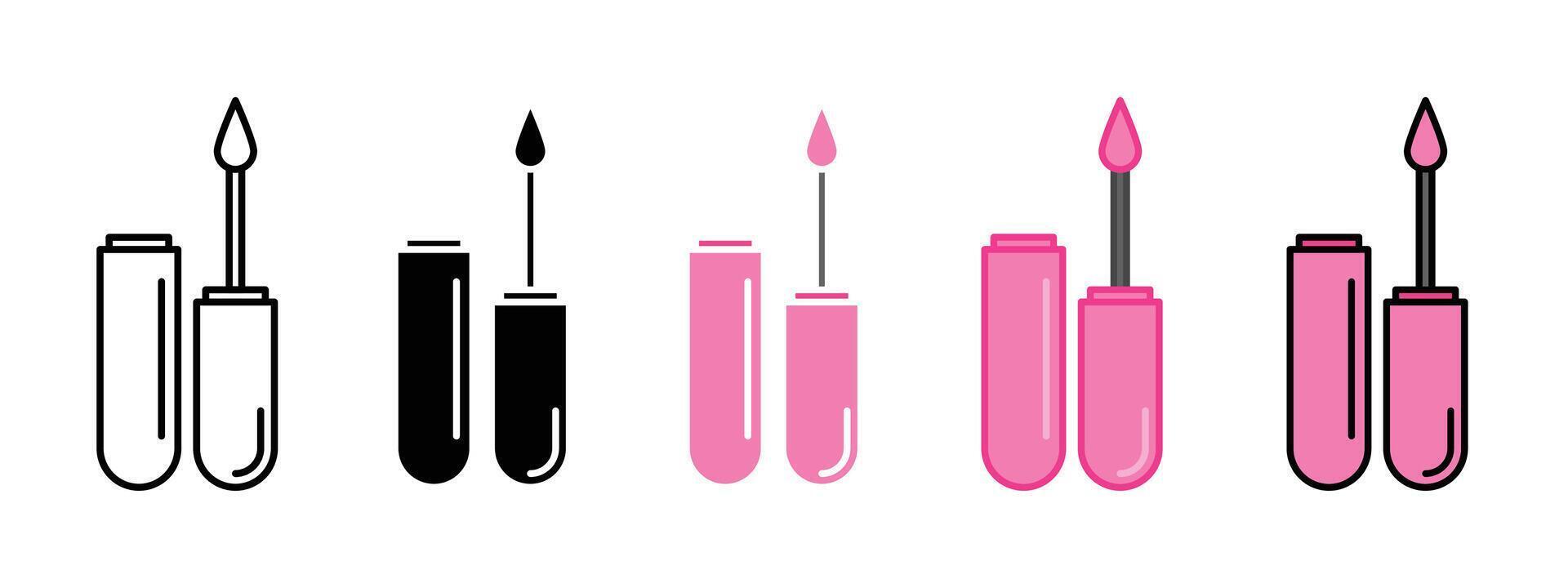 Lip gloss icon vector