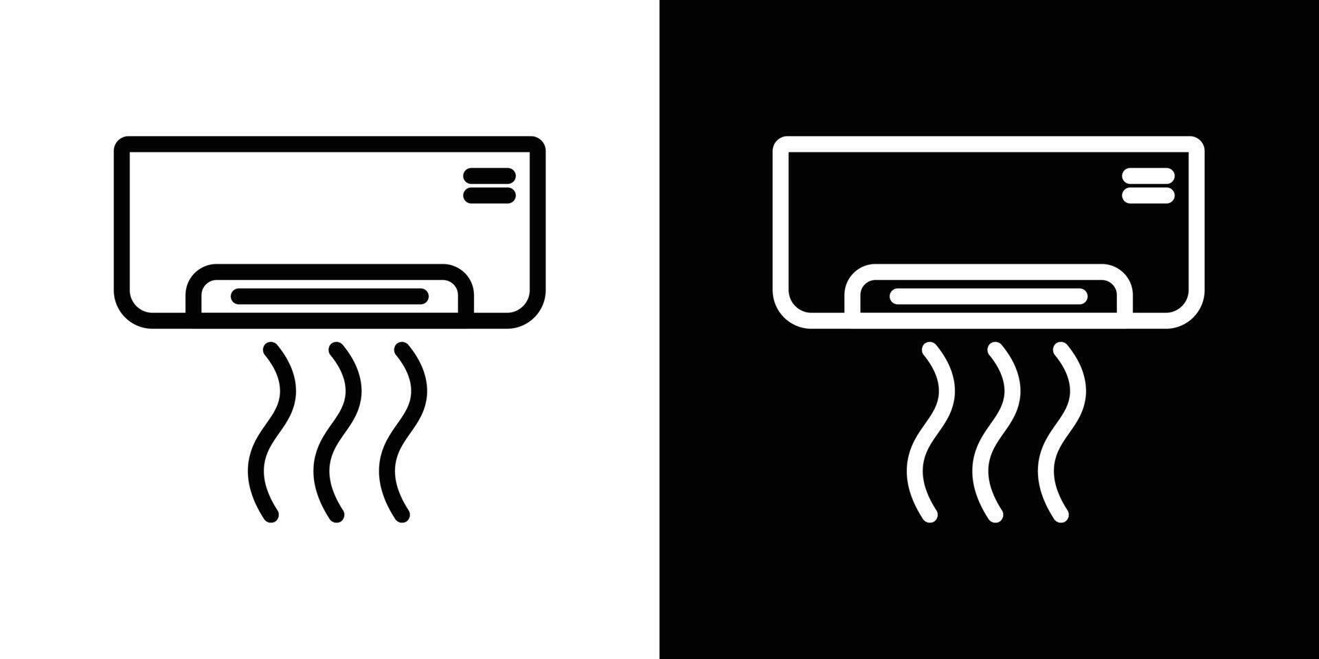 Air conditioner icon vector