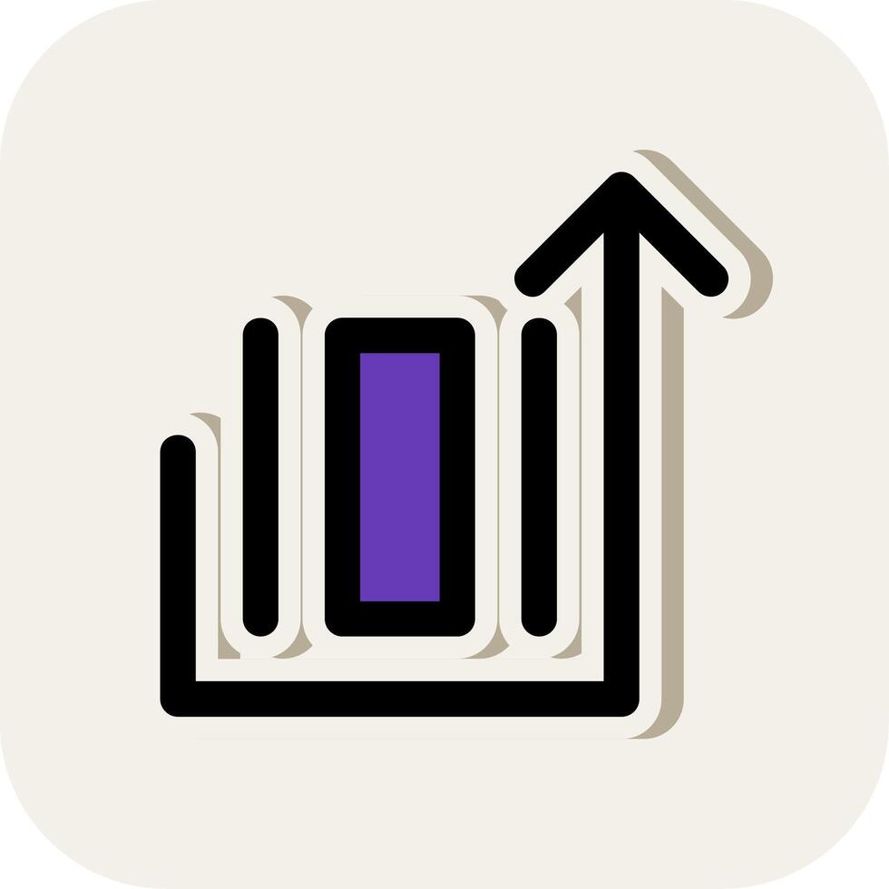 Deploy object Line Filled White Shadow Icon vector
