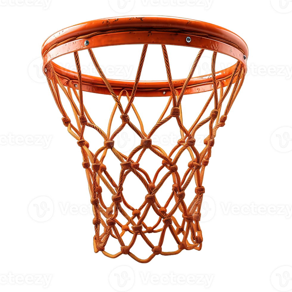 AI generated basketball hoop isolated on transparent background ,generative ai png