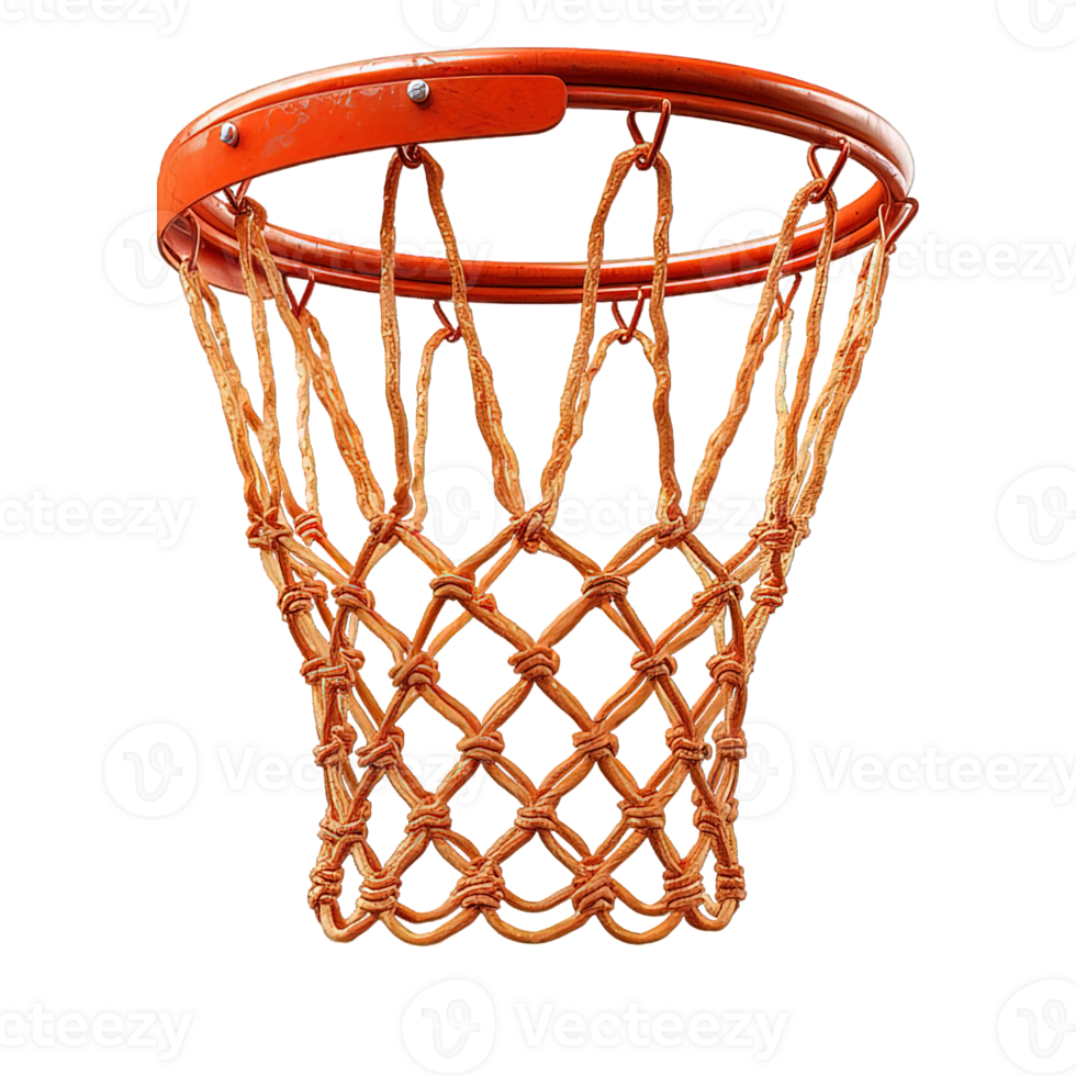 AI generated basketball hoop isolated on transparent background ,generative ai png