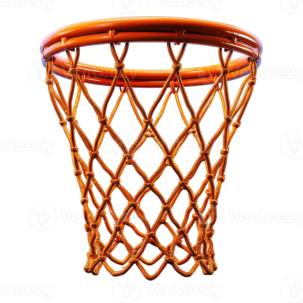 AI generated basketball hoop isolated on transparent background ,generative ai png