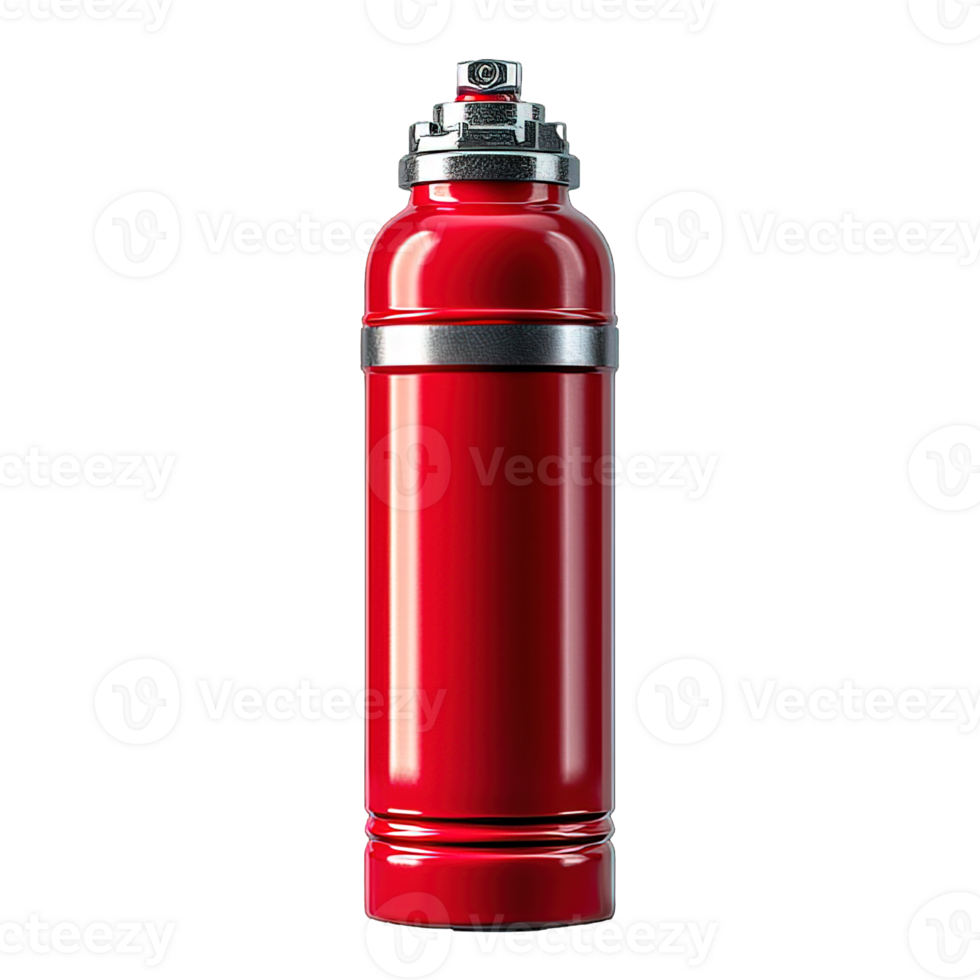 AI generated mini gas cylinder isolated on transparent background ,generative ai png