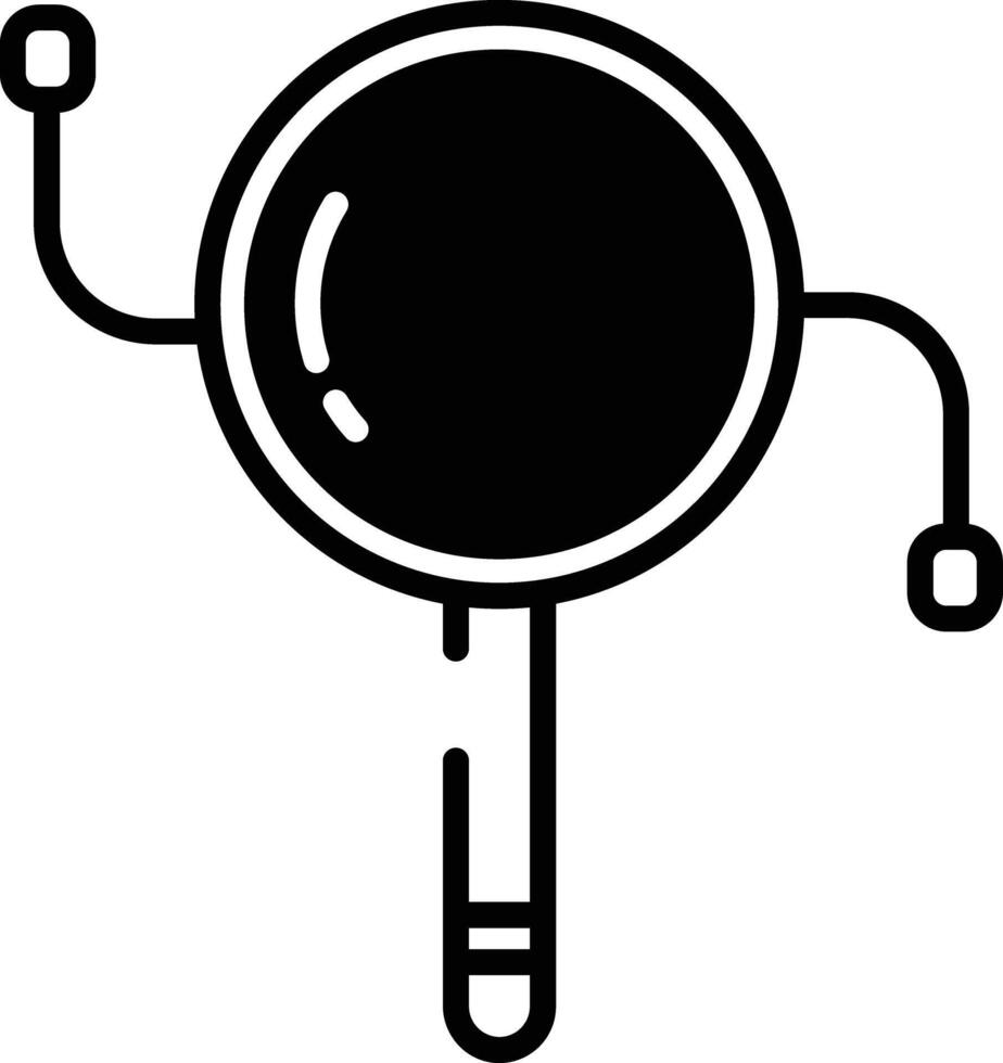 Pomatinyas glyph and line vector illustration