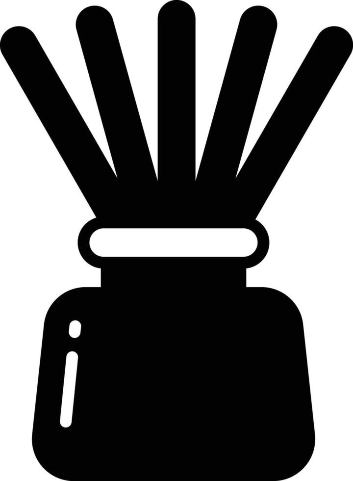 Aroma glyph and line vector illustration