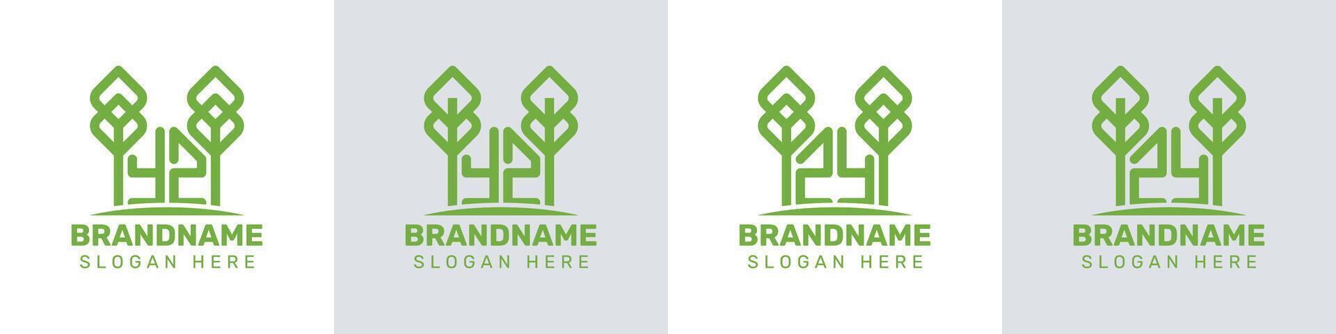 Letters YZ and ZY Greenhouse Logo, for business related to plant with YZ or ZY initials vector