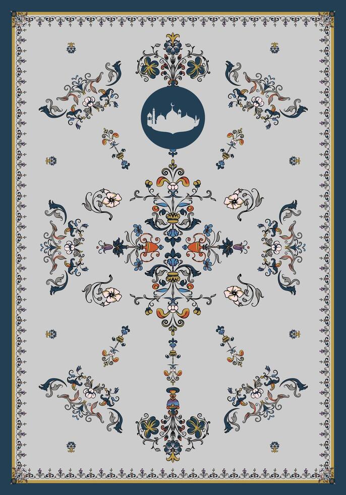 design for hijab and scarf vector