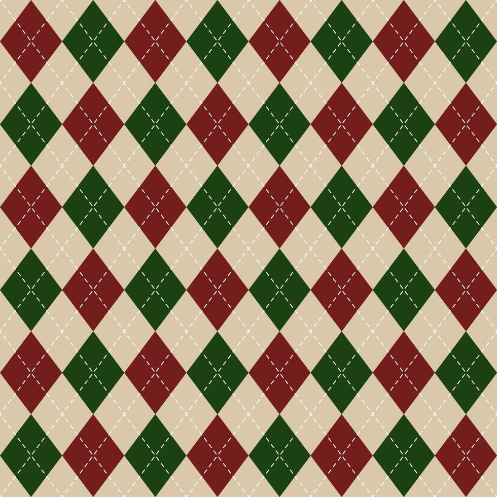 Abstract background with argyle pattern design vector