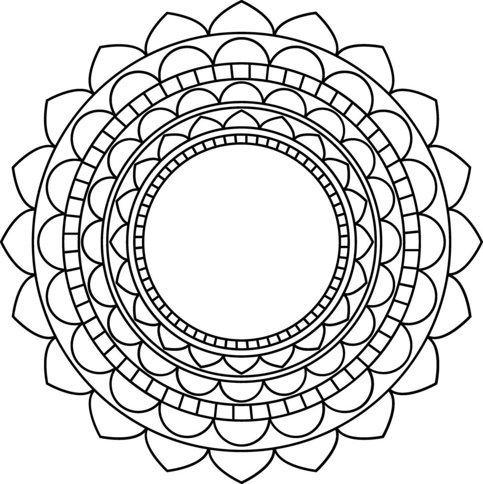 Vector Floral Mandala art design. decorative element that you can use in any design such as logo, background, frame, and more