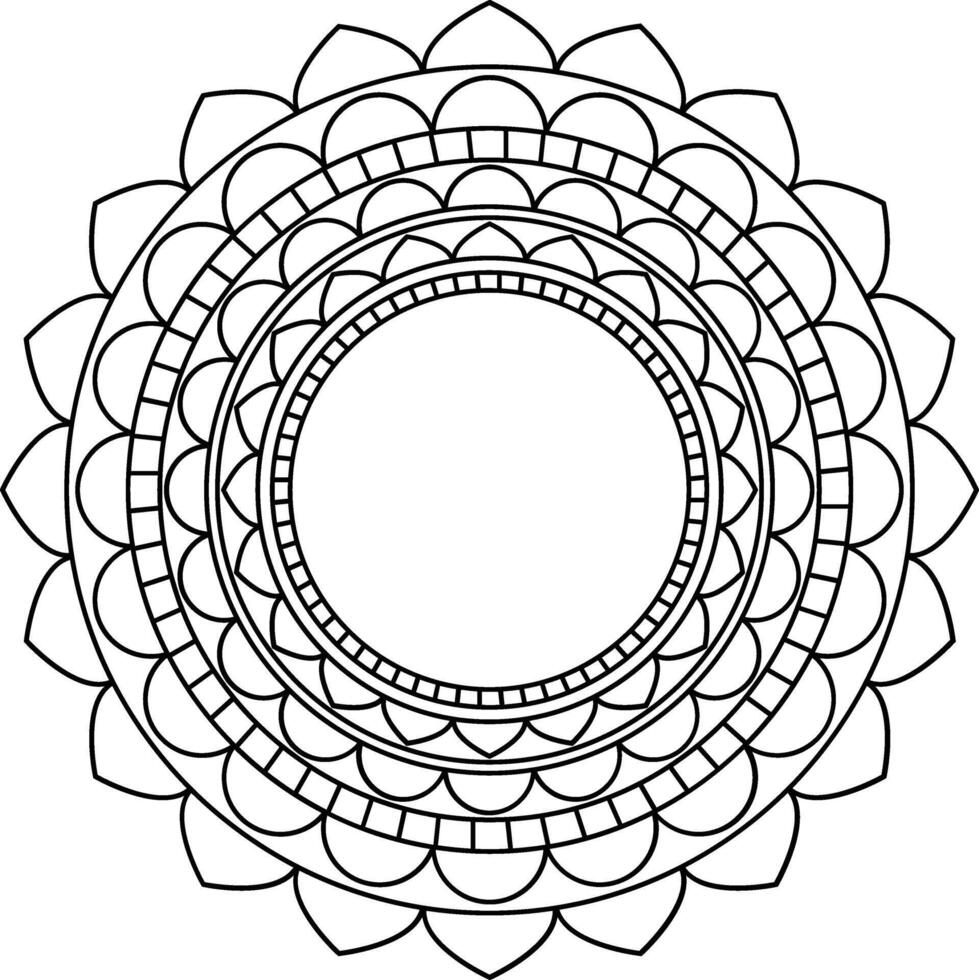 Vector Floral Mandala art design. decorative element that you can use in any design such as logo, background, frame, and more