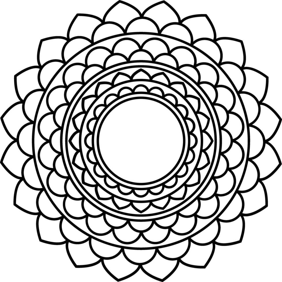 vector mandala Arte diseño, floral decorativo elemento ese usted lata utilizar en ninguna diseño tal como logo, fondo, marco, y más