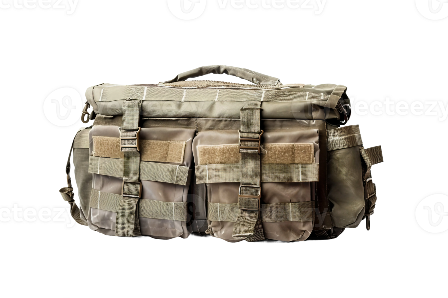 AI generated Combat Medic Bag On Transparent Background. png