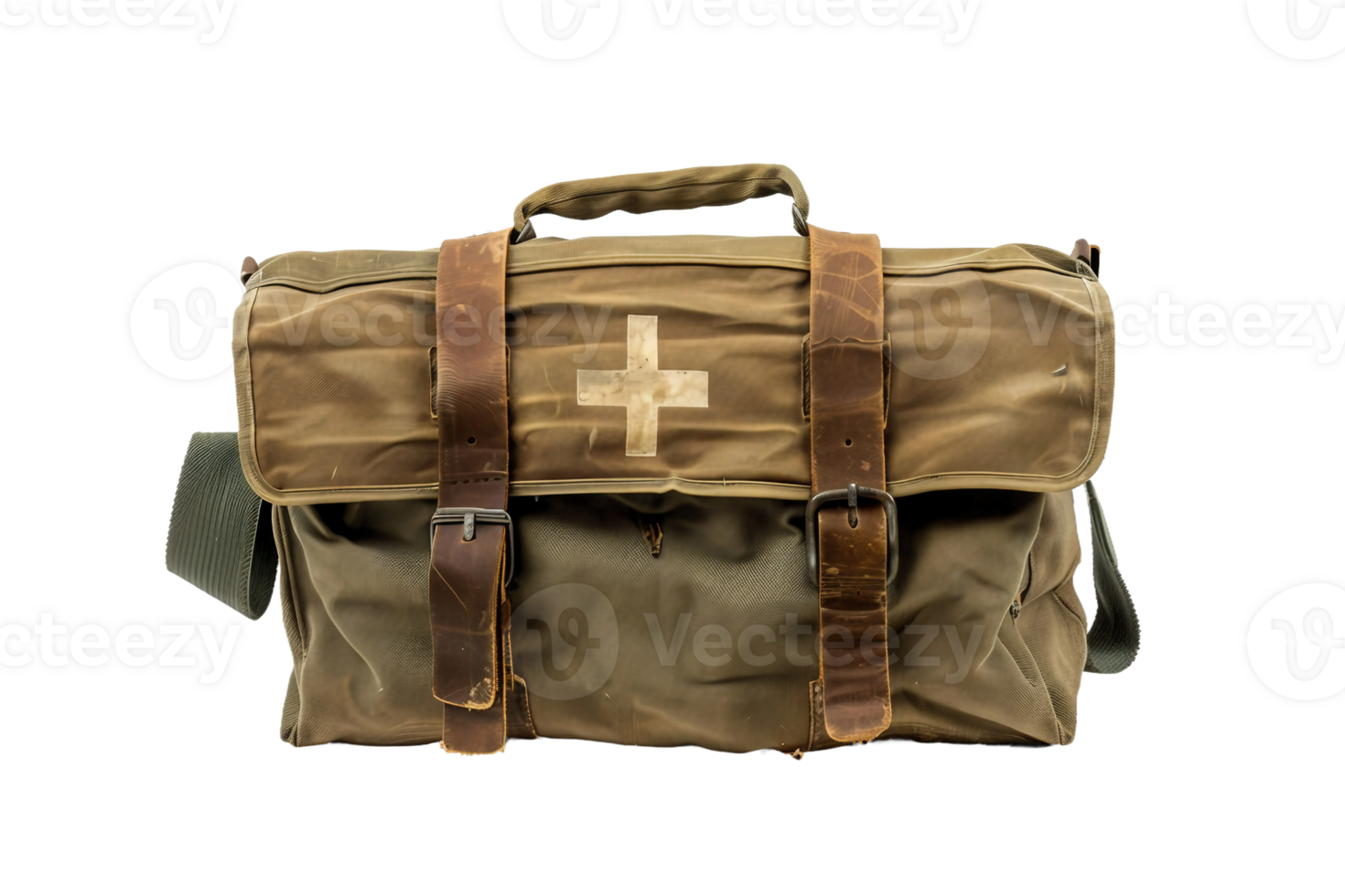 AI generated Medic Bag On Transparent Background. png