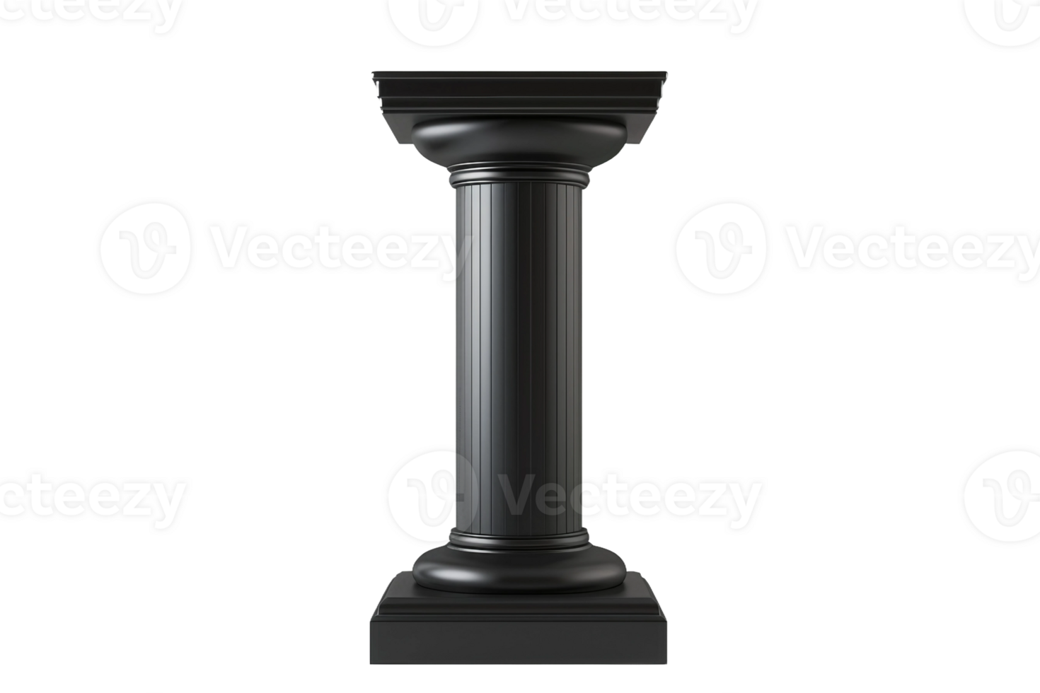 AI generated Speaker Podium On Transparent Background. png