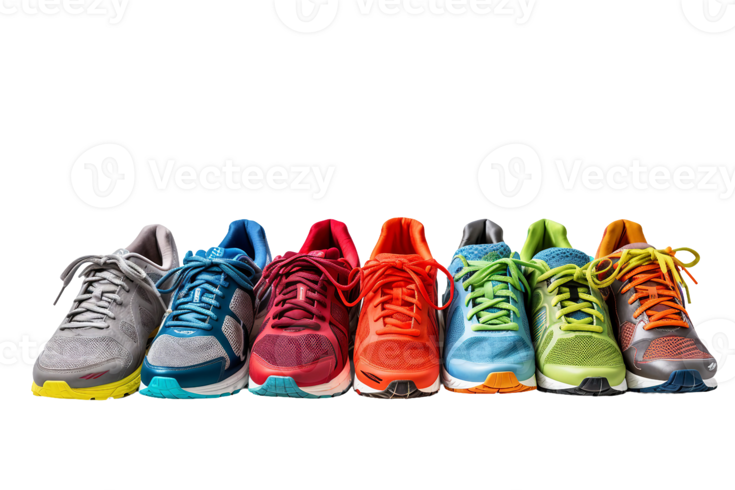 AI generated Exercise Sneakers On Transparent Background png