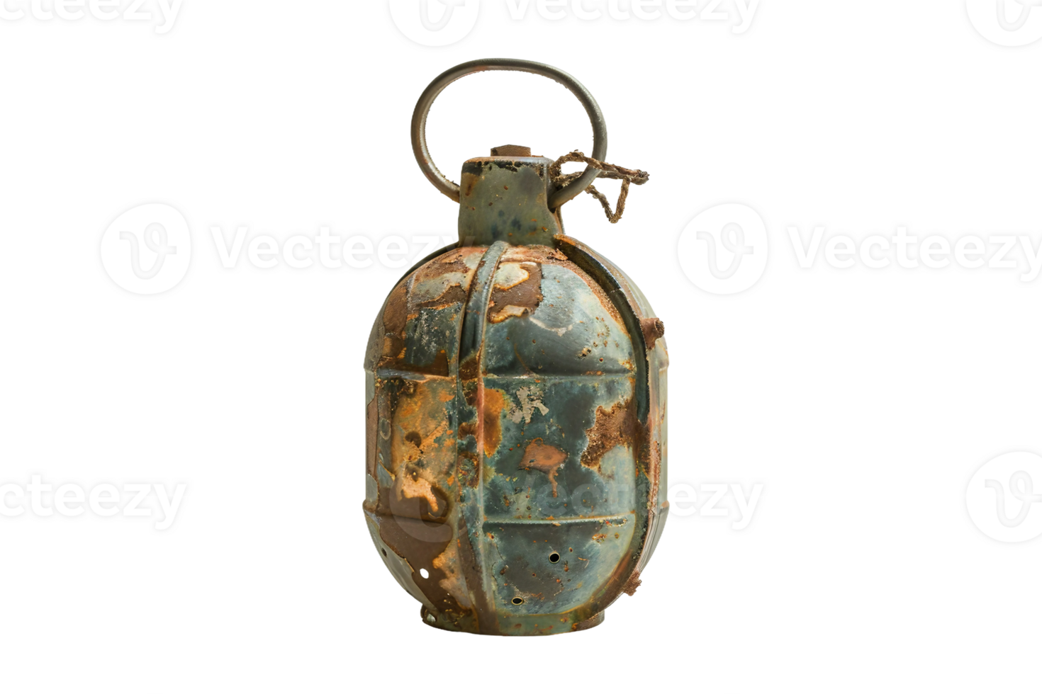 AI generated Hand Grenade On Transparent Background. png