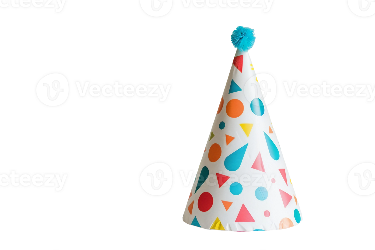 AI generated Party Hat On Transparent Background. png