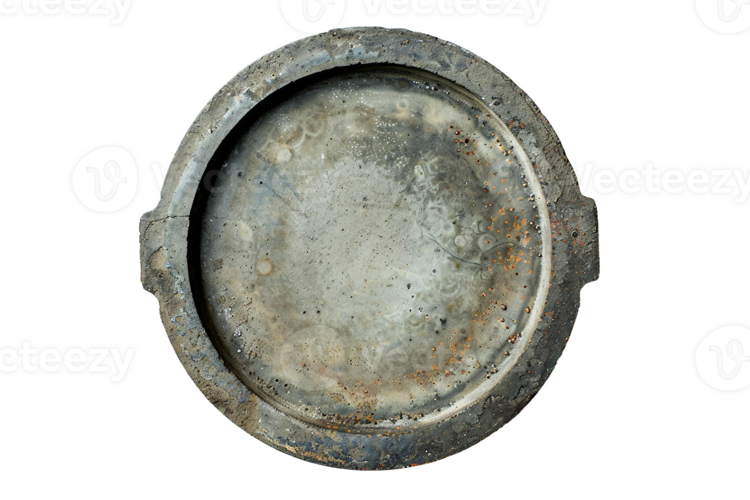 AI generated Mortar Base Plate On Transparent Background. png