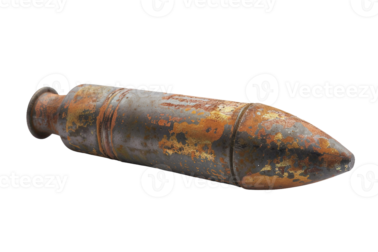 AI generated Mortar Shell On Transparent Background. png