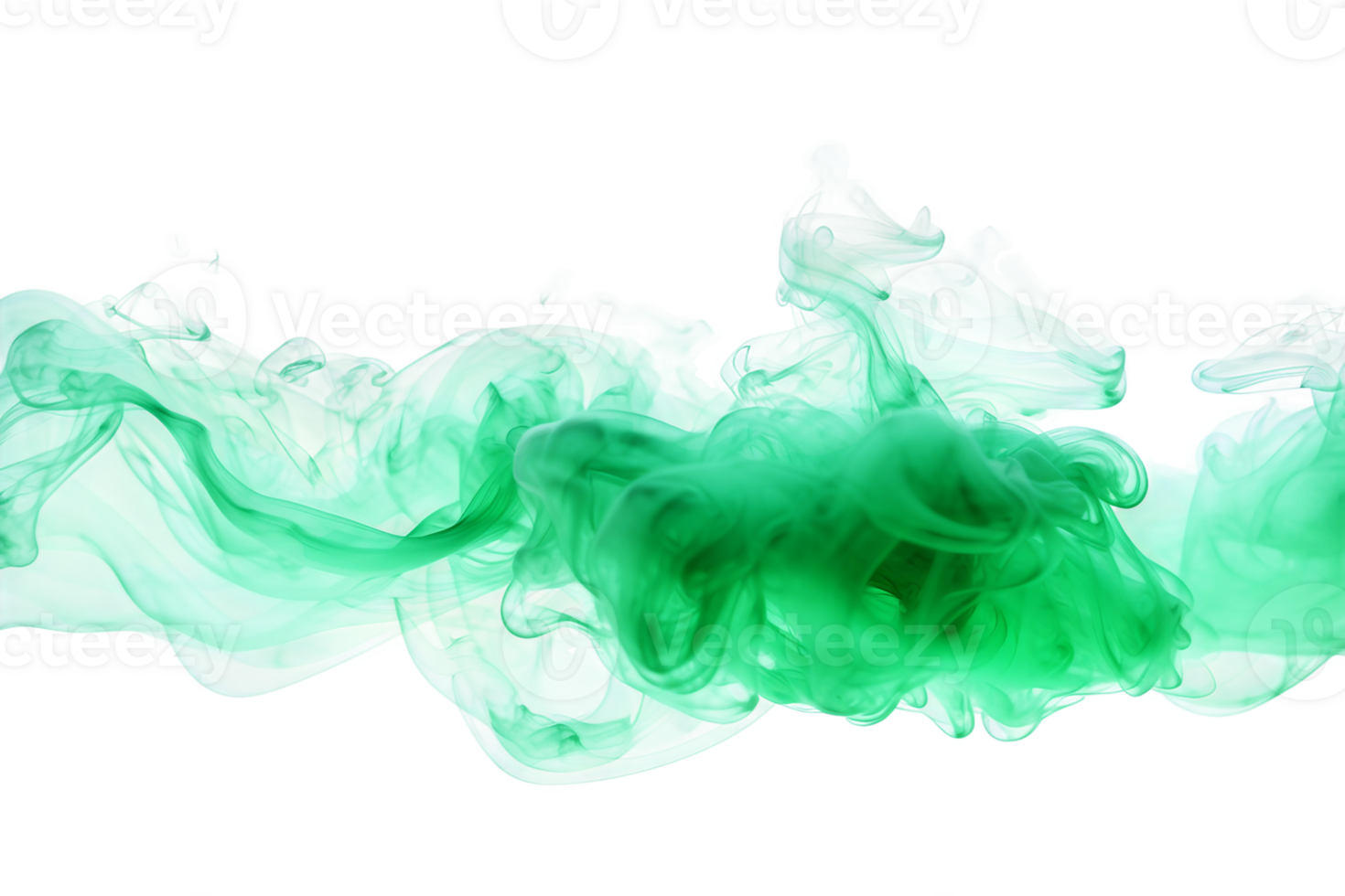 AI generated Chronicles of Mint Smoke On Transparent Background. png