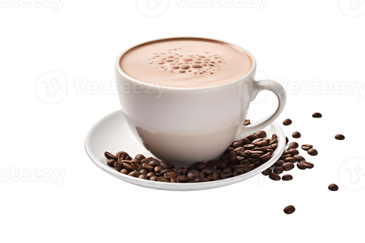 ai généré une symphonie dans Chocolat et latté sur transparent Contexte. png
