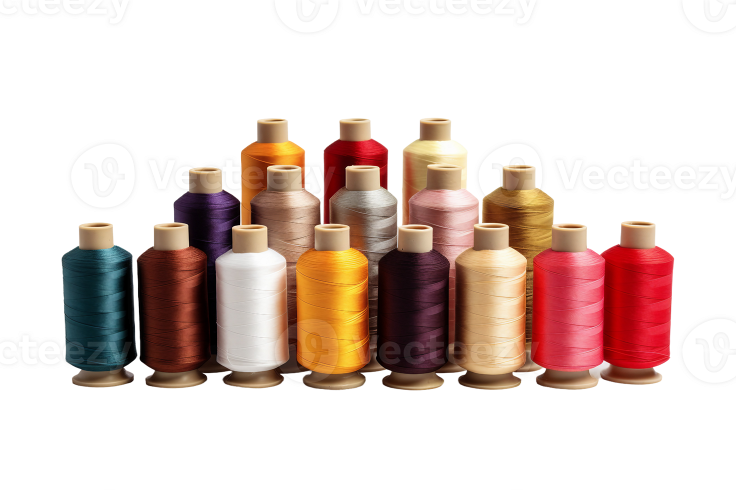 AI generated Spool Thread Minimalism On Transparent Background png